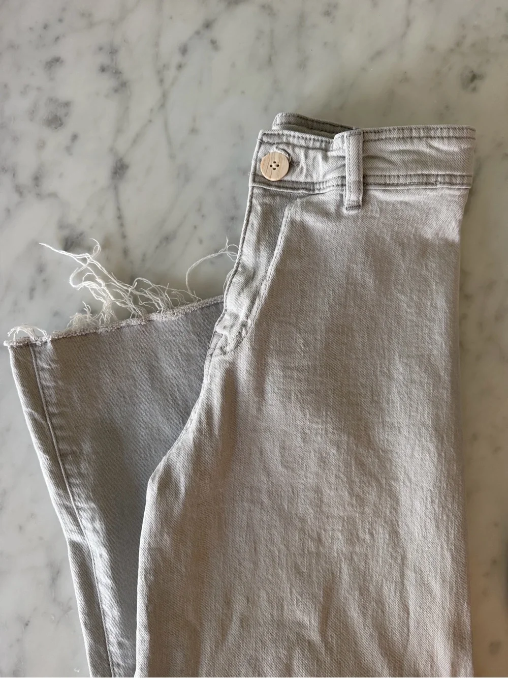 Zara Lavender and Light Gray Jeans